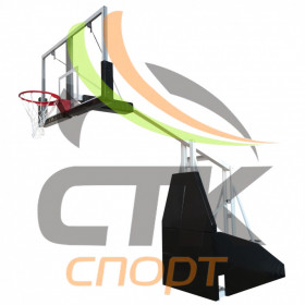 Профессиональная стойка баскетбольная щит - вылет 1,65м