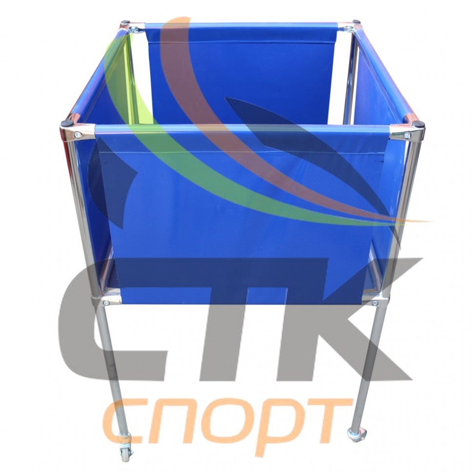 Тележка для мячей на колесиках вместимость до 70 мячей р.5 купить в ...