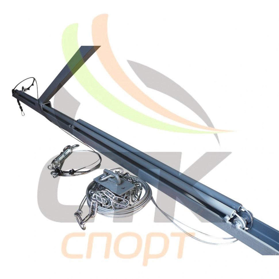 Консоль для гимнастических колец настенная с блочной подвеской