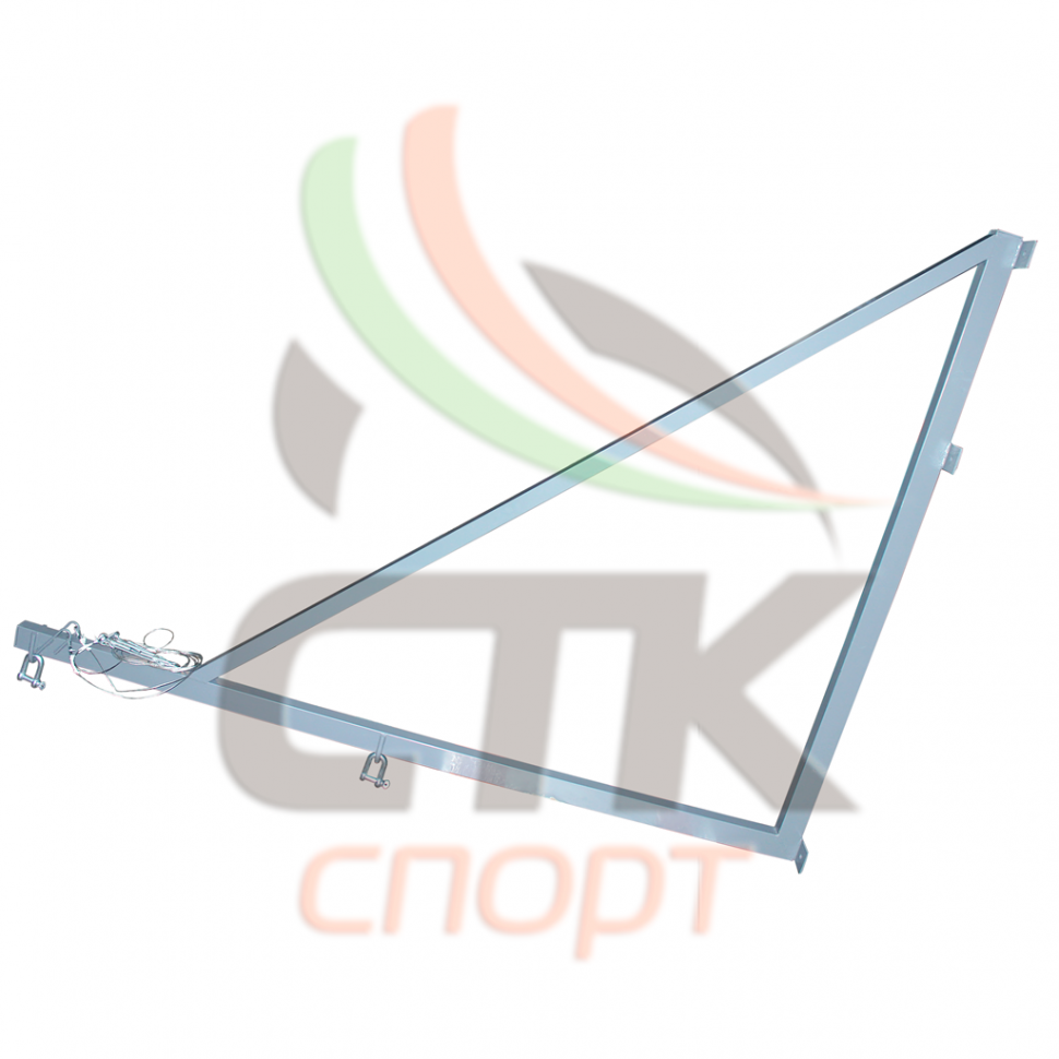 Подвесной снаряд для канатов настенный для 2-х элементов вынос 2 м