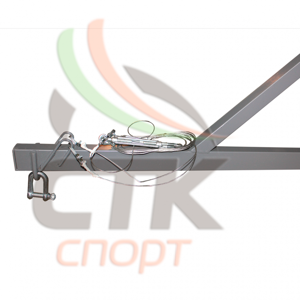 Подвесной снаряд для канатов настенный для 2-х элементов вынос 2 м