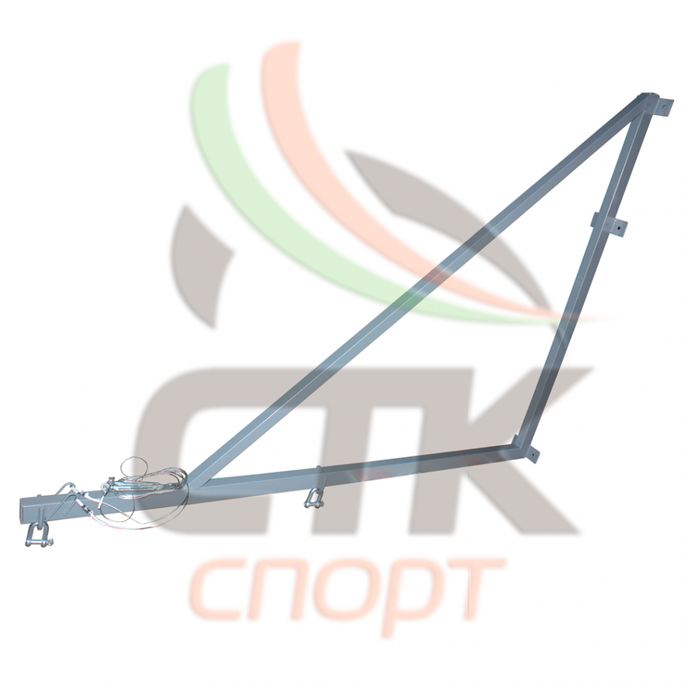 Подвесной снаряд для канатов настенный для 2-х элементов вынос 2 м