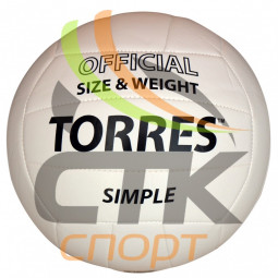 Мяч волейбольный TORRES Simple