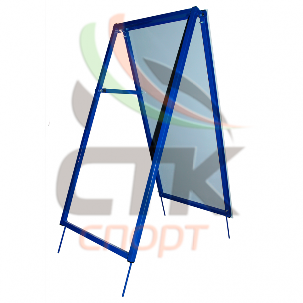 Стойка СТАРТ или ФИНИШ односторонняя баннер на металлическом каркасе