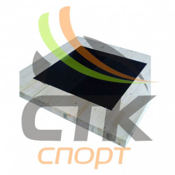 Помост для гиревого спорта (тренировочный) 1,5х1,5х0,1м рез. Амортизаторы  1х1х0,01м