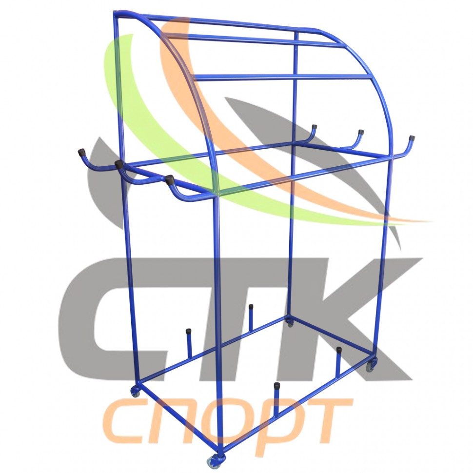 Комплект для групповых занятий с подвижным стеллажом