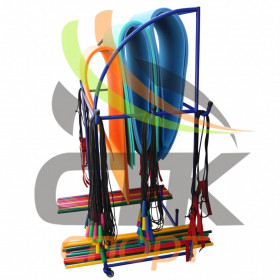 Комплект для групповых занятий с подвижным стеллажом