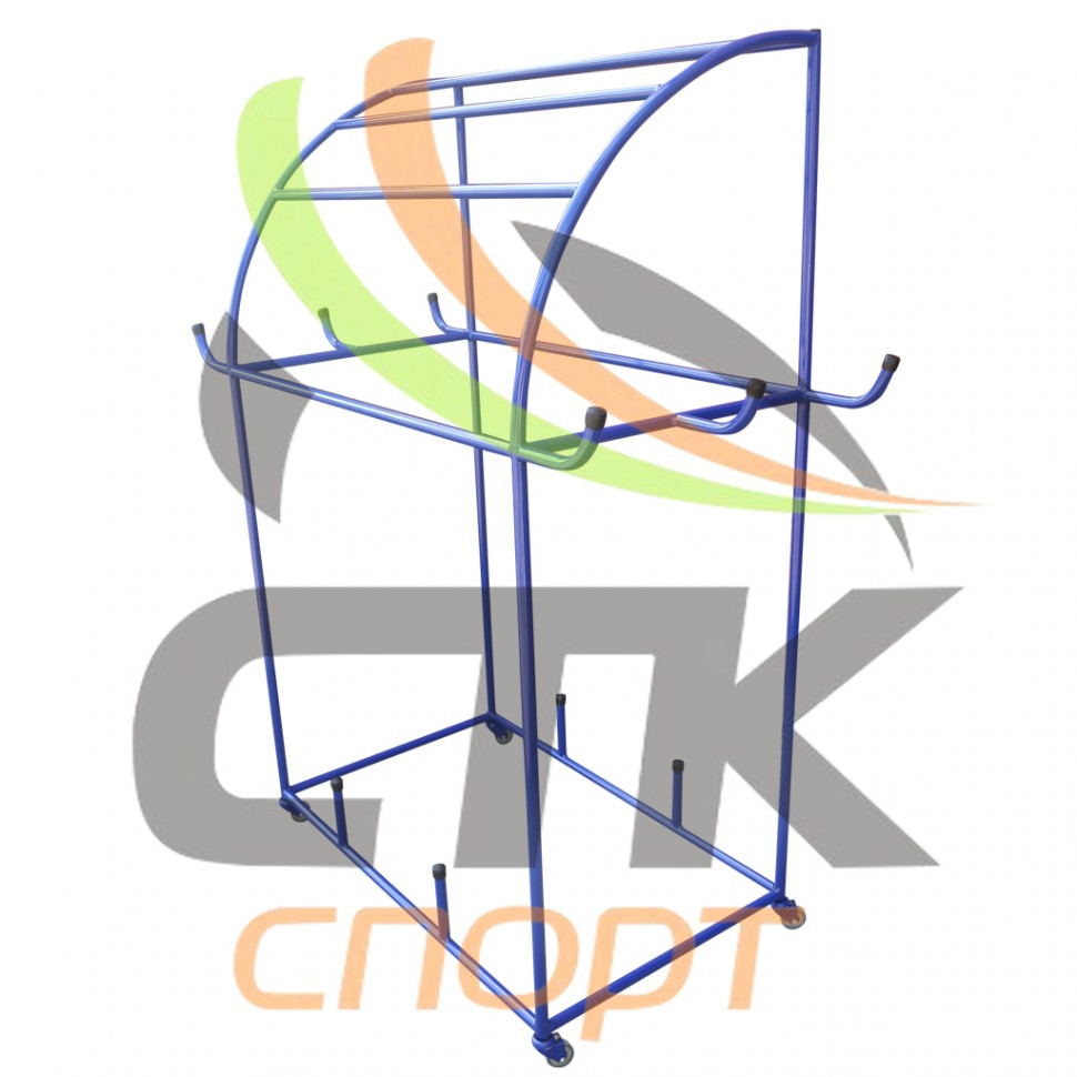 Комплект для групповых занятий с подвижным стеллажом