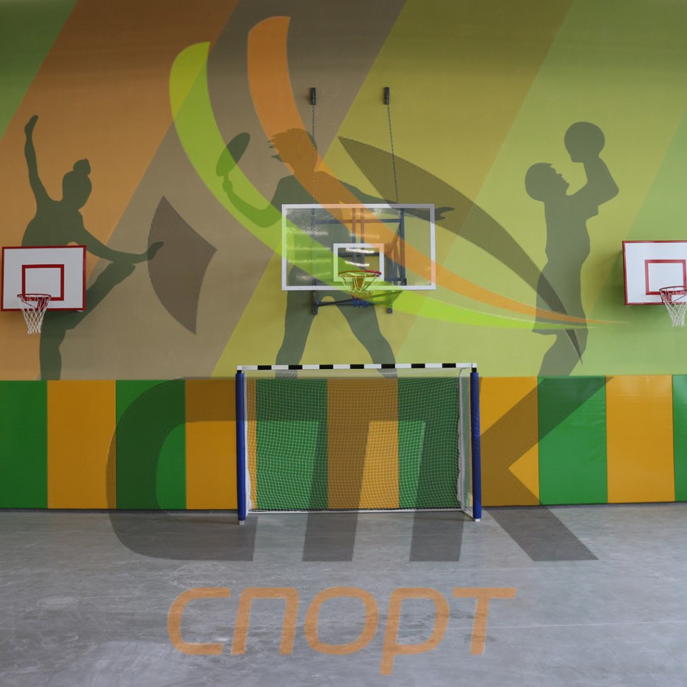 Протектор настенный, OSB 12 мм, ППЭ 20 мм, ПВХ-Тентовая ткань