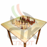 Стол шахматный 720мм х 720мм х 720мм с фигурами