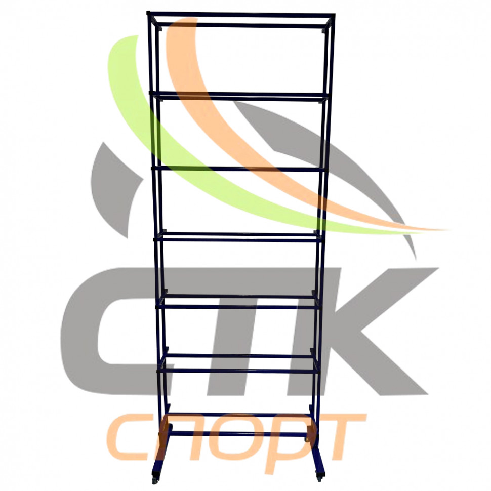 Стеллаж для хранения мячей 7 полок