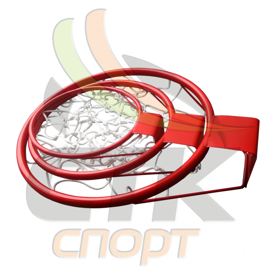 Кольцо баскетбольное №3 ф295мм, с упором с сеткой