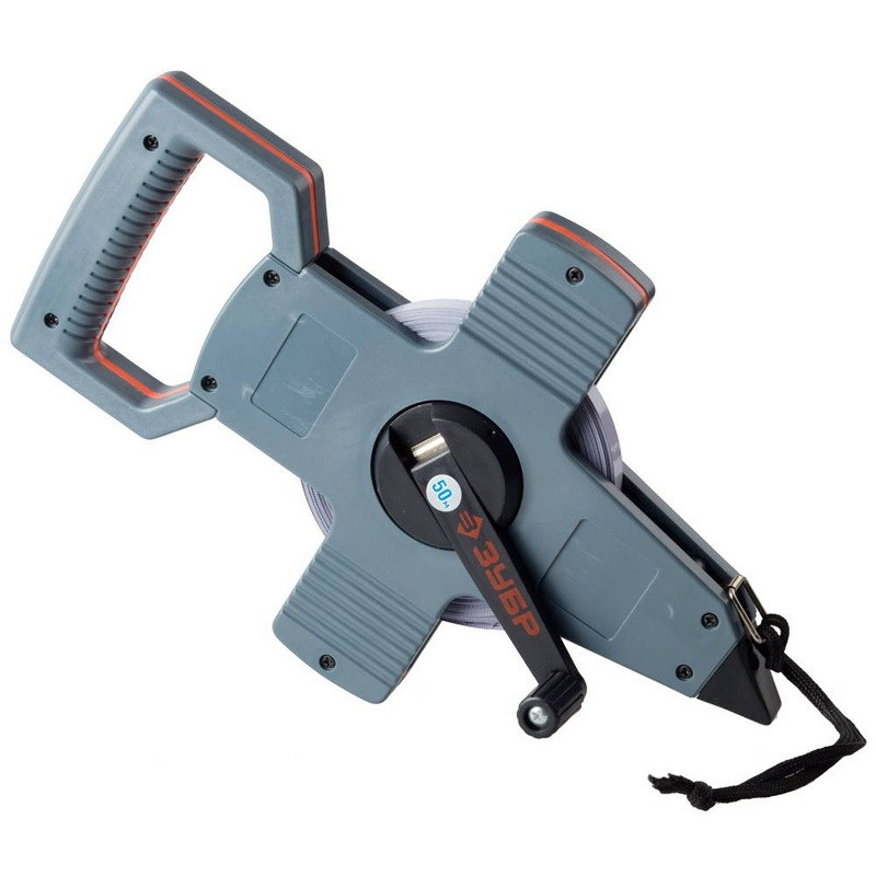 Рулетка геодезическая металлическое полотно 50м