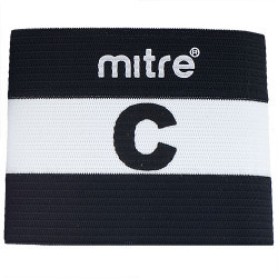 Капитанская повязка MITRE, черно-белая