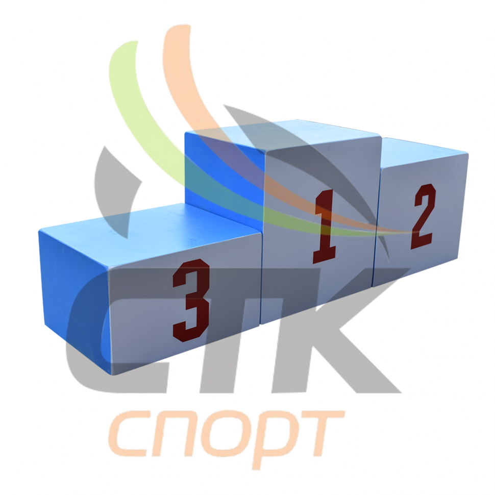 Пьедестал победителей (фанера) разборный