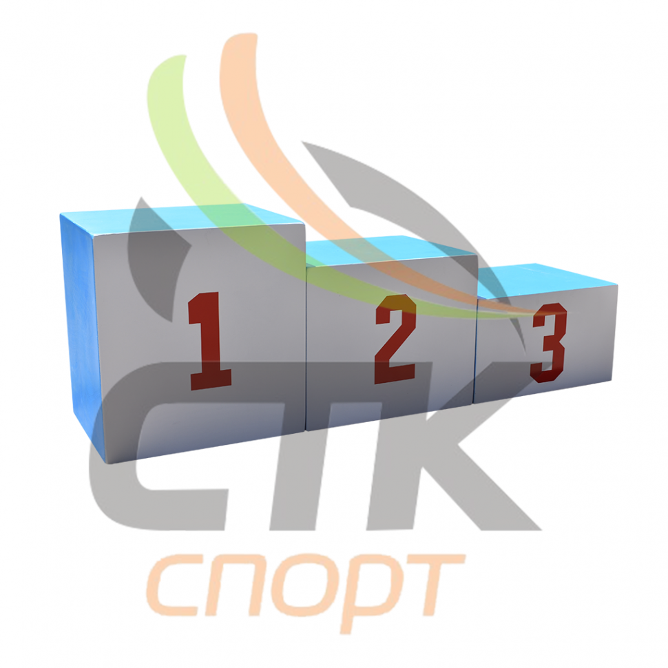 Пьедестал победителей (фанера) разборный